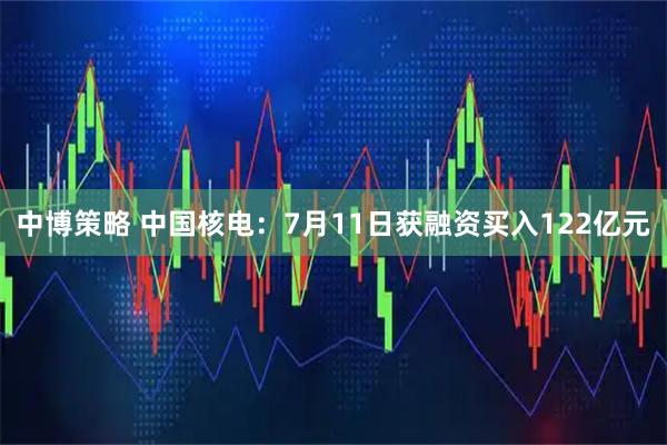 中博策略 中国核电：7月11日获融资买入122亿元