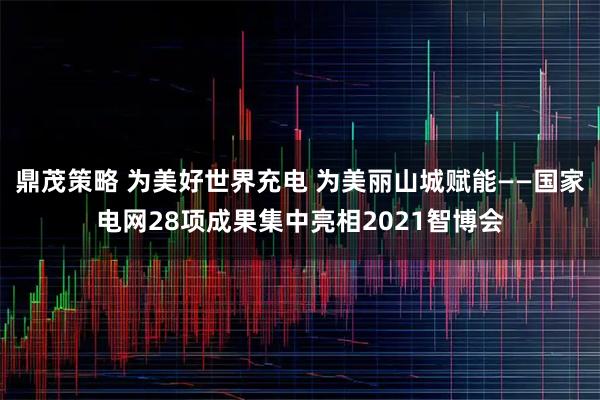 鼎茂策略 为美好世界充电 为美丽山城赋能——国家电网28项成果集中亮相2021智博会